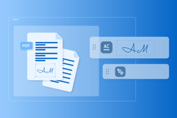 How to add initials to a PDF form or contract 
